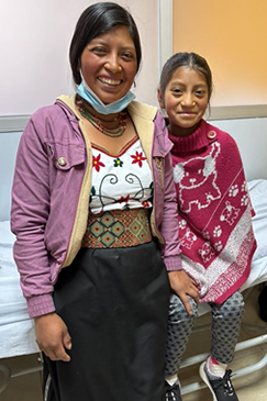 Quechuan Indian Mother and Daughter